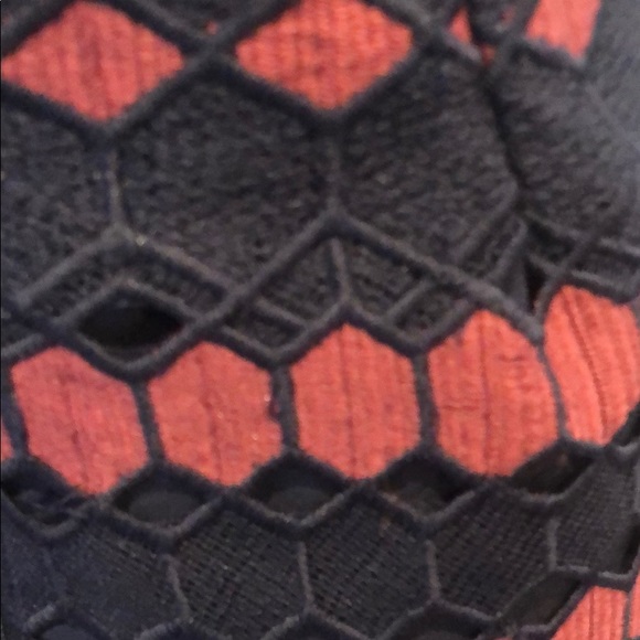 NWT Nordstrom Bardot Diamond lace dress midi - Picture 8 of 8